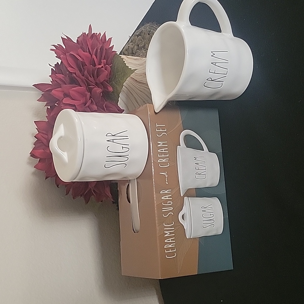 Kitchen Worthy Ceramic Cream & Sugar Set